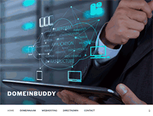 Tablet Screenshot of domeinbuddy.com